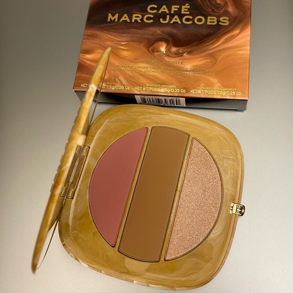 Marc Jacobs Cafe Omega x Three blush-bronze-highlight palette #250